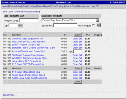 Online Ordering Interface